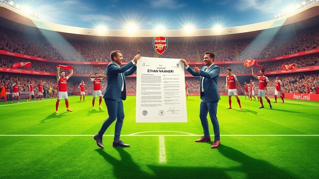 枪手锁定未来核心！18岁超新星恩瓦内里续约4年